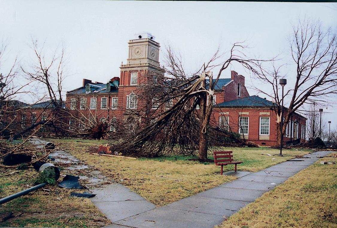 Damage from tornado which struck 365bet